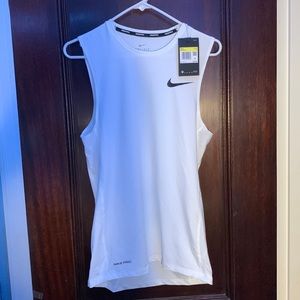 Nike Pro Dri-Fit Silm fit White Tank